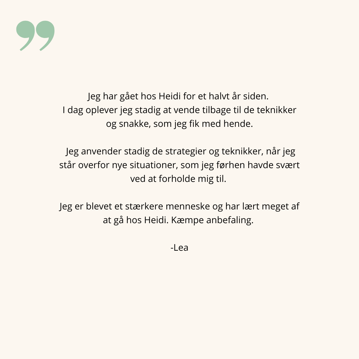 Heidi Terp psykoterapi på Amager anmeldelse